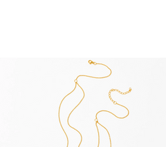 Diamonique x Amy Stran Layered Bezel Set Solitaire Necklace, 14K GoldClad Sterling Silver
