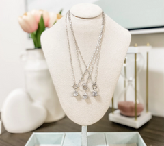 Diamonique 35th Anniversary SS 135 Facet Cushion Cut Paperclip Toggle Necklace