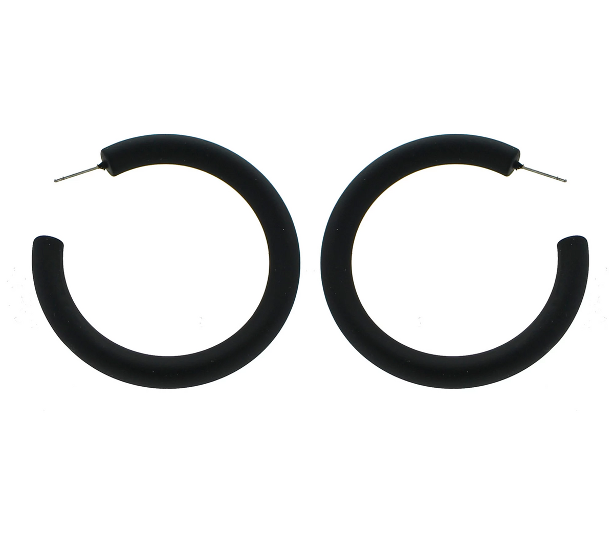 True Lovelies Rubber Hoop Earrings True Lovelies Rubber Hoop Earrings