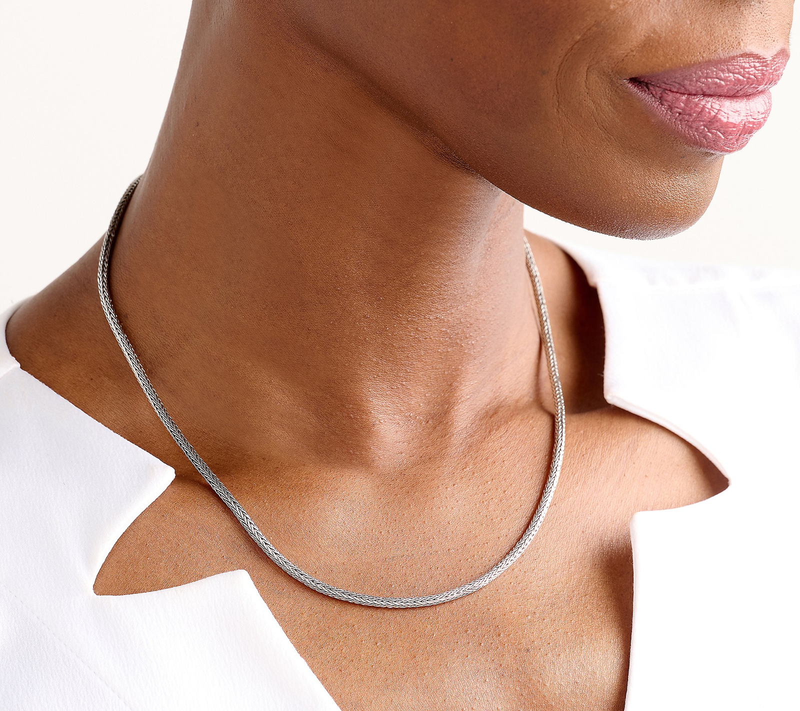 Artisan Crafted by Robert Manse Sterling Silver Tulang Naga Necklace, 18"