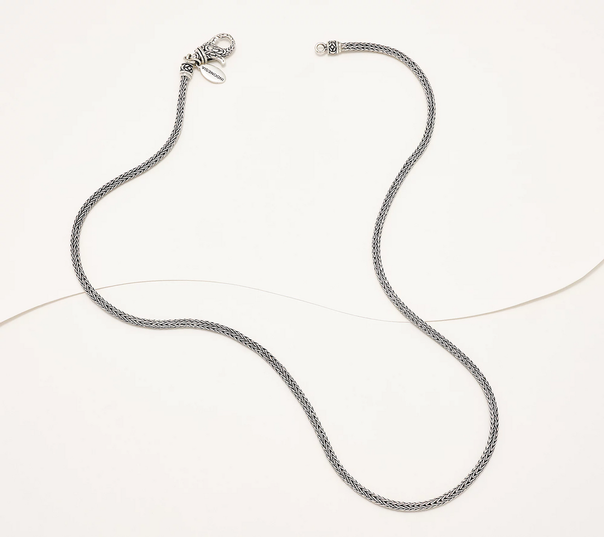 Artisan Crafted by Robert Manse Sterling Silver Tulang Naga Necklace, 18"