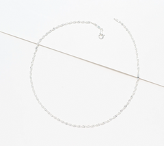 UltraFine 950 Silver Twisted 4.6g Herringbone Necklace, 20"