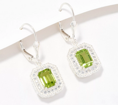 JMH Jewellery Sterling Silver Legacy Peridot Earrings