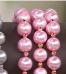 Honora Set of 3 Stretch Roseclad Sterling Silver Blush Pink Pearl's Bracelets, Avg