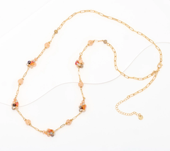 Collar de cadena delicada con cuentas de Susan Graver