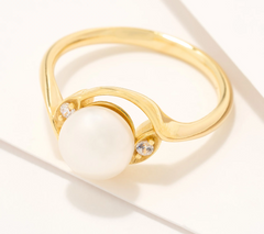 Honora Multi Circle Round Gold Clad Sterling Silver Ring, Size 6