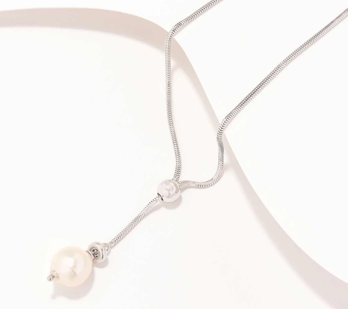 Honora Sterling Silver Sliding Snake Chain 24" Necklace