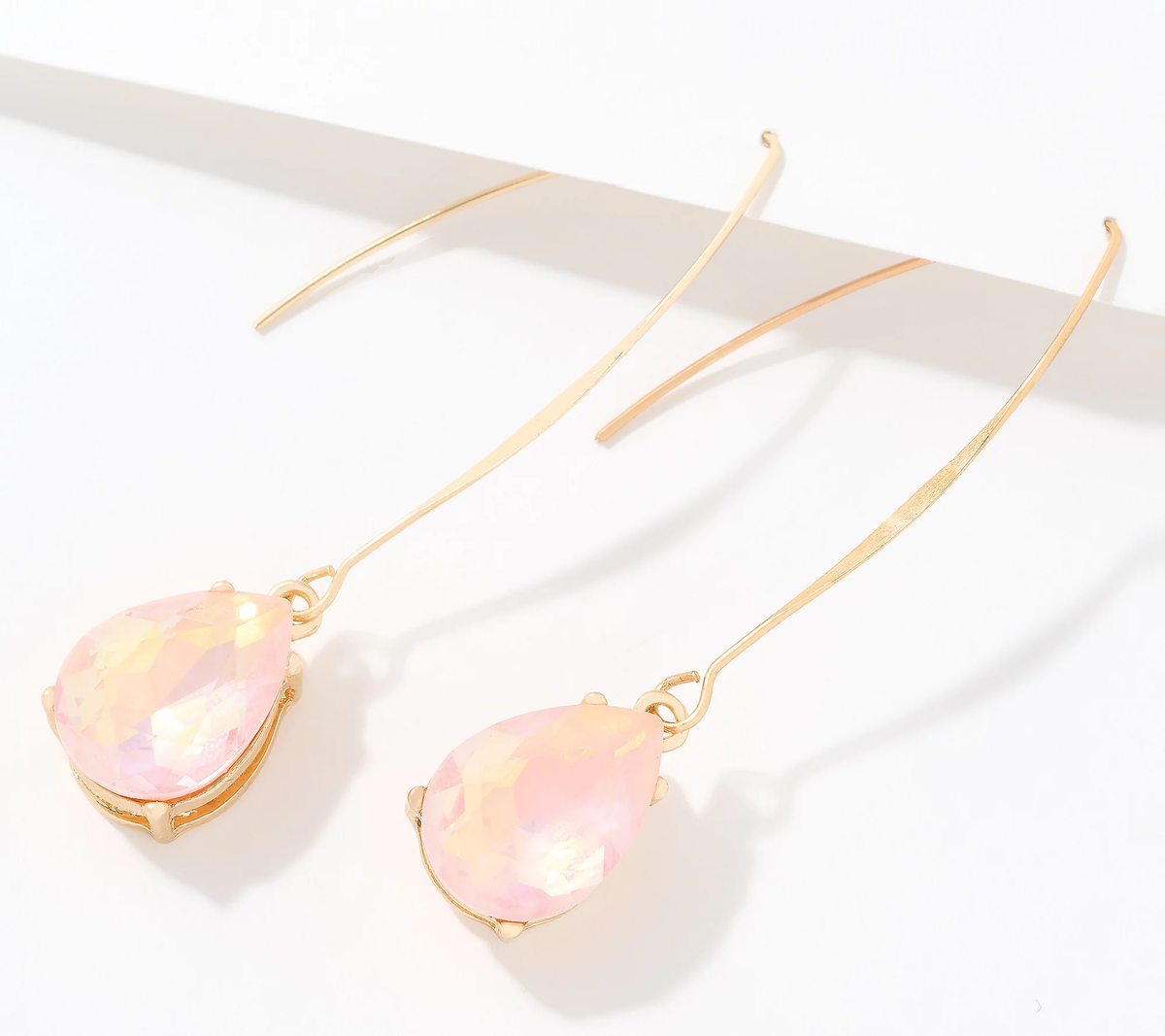 Susan Graver Colored Drop Earrings