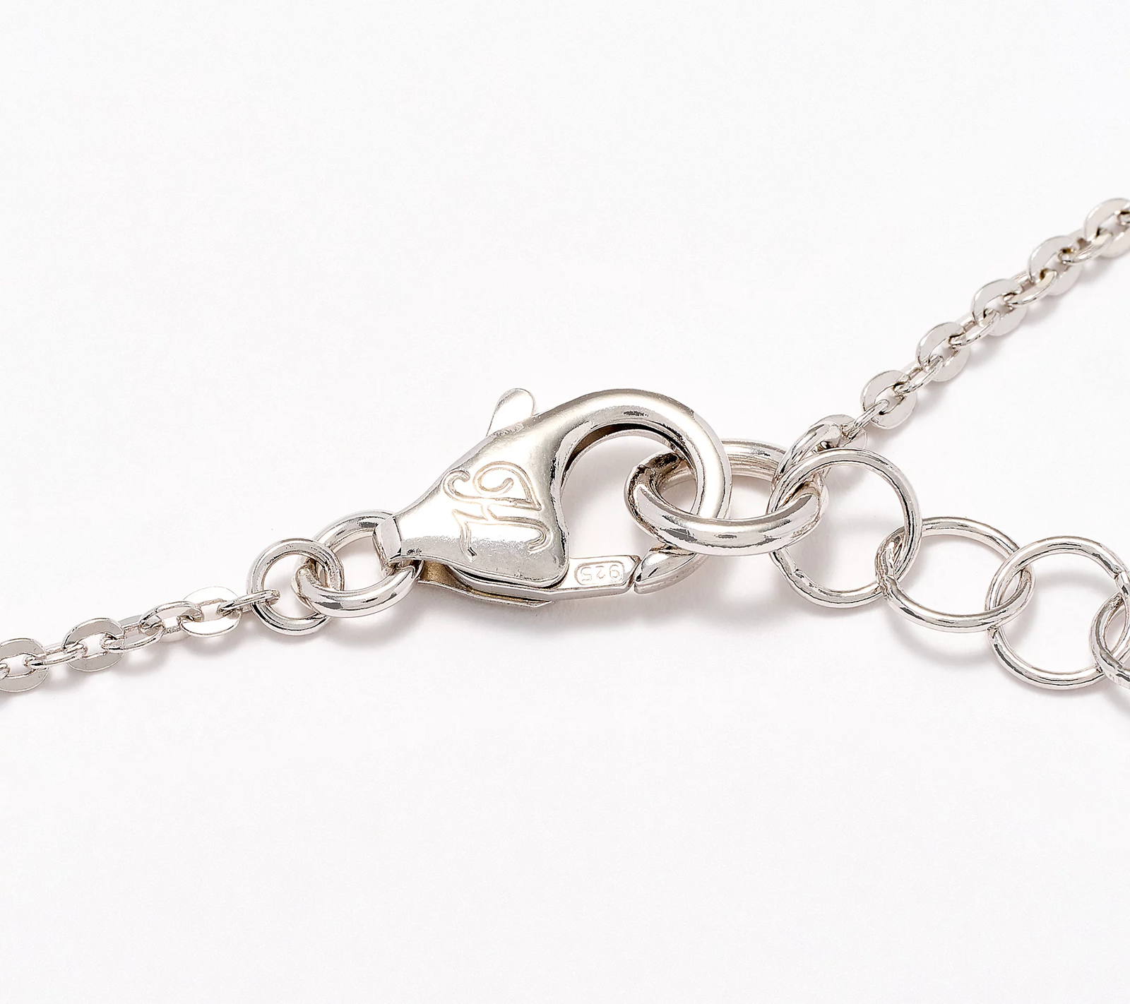 Honora Oval Cultured White Pearl & Forzatina 18"Sterling Silver Necklace