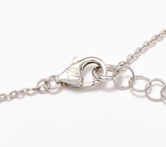 Honora Oval Cultured White Pearl & Forzatina 18"Sterling Silver Necklace