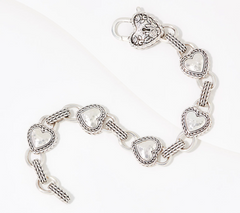 JAI Sterling Silver Love Lock Bracelet X-Small