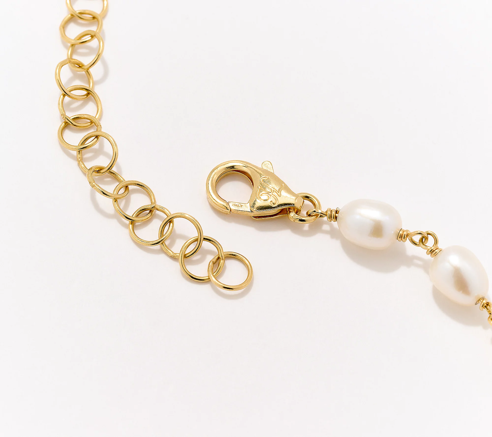 Honora Cultured Pearl Inspirational "Love" 18K Gold Plated Necklace