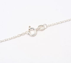 JMH Jewelery Sterling Silver Dara Knot Pendant with 24" Chain