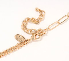 Joan Rivers Gold Tone Gardenia Pendant