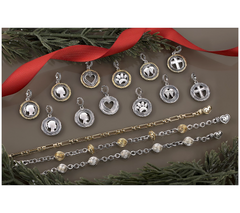 Christian James by Scott Grimes Sterling Silver Two-Tone Charm Enhancer