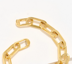 UltraFine 950 Silver Gold Tone Hidden Magnetic Closure Bracelet Avg