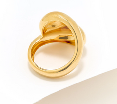 UltraFine 950 Silver Bold Interlocking Ring Size 8