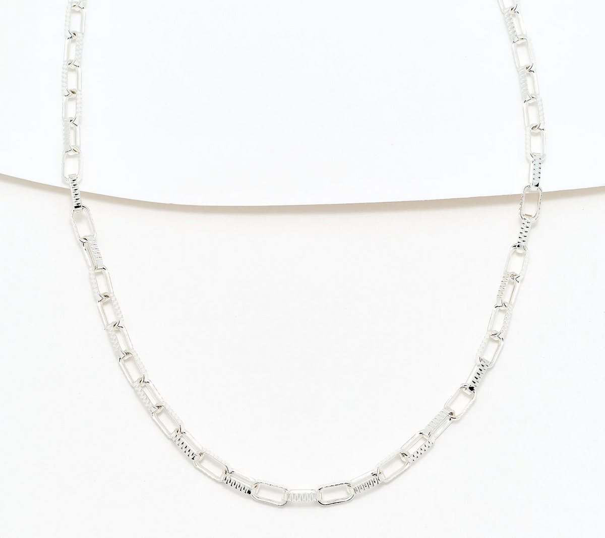 David Markstein Sterling Silver Premiere Luxe 20" Paperclip Necklace