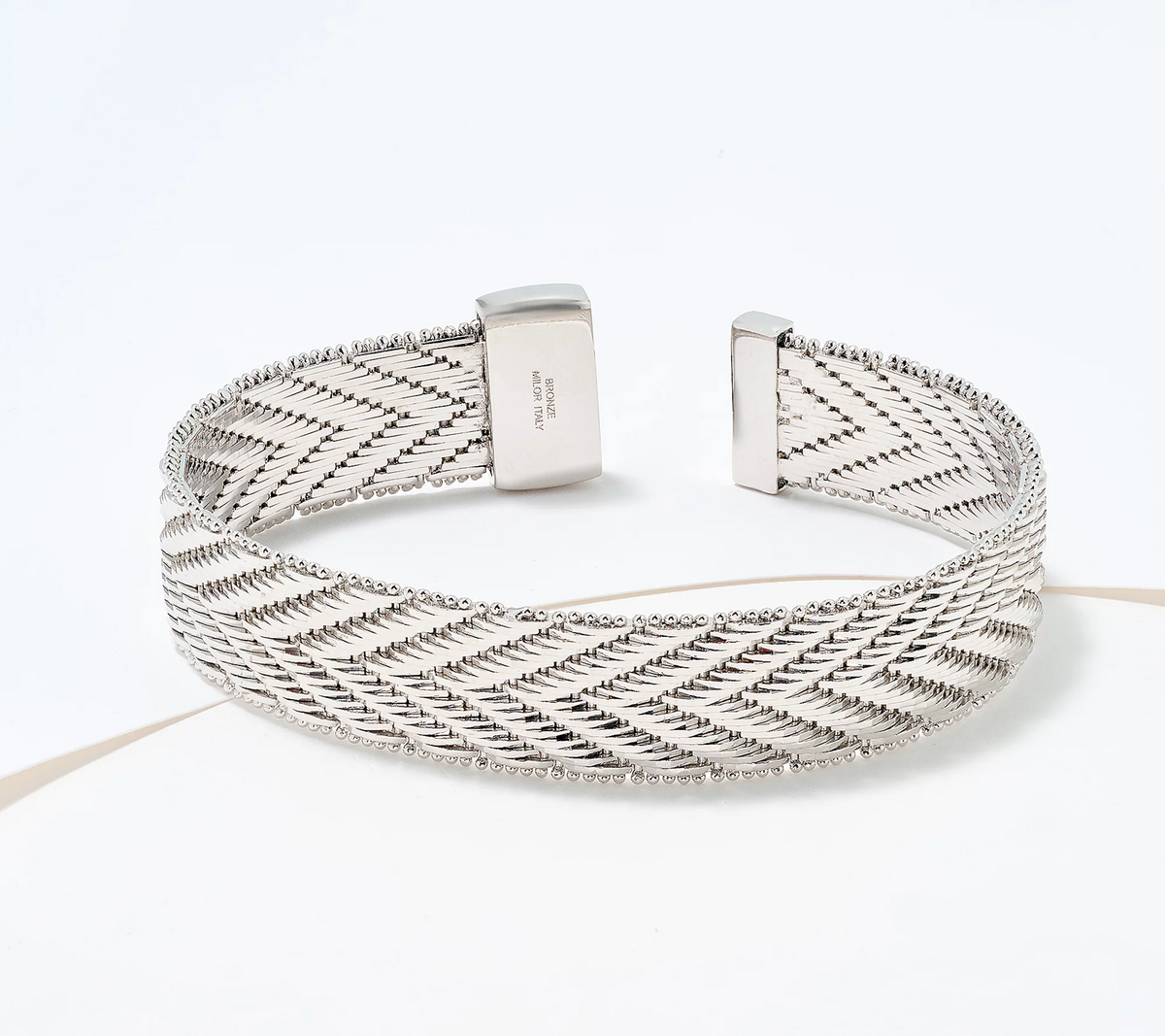 David Markstein Bronze Premiere Riccio Magnetic Clasp Bracelet Avg