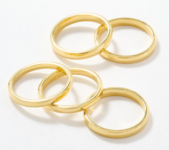 David Markstein Bronze Premiere Set of 5 Stacking Rings Size 10
