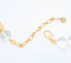 Susan Graver Chunky Nuggets Goldtone Necklace