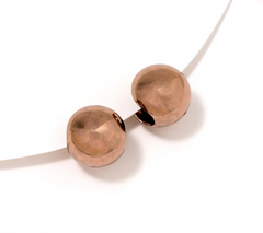 David Markstein Mocha Bronze Bold Debut Huggie Earrings