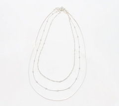 UltraFine 950 Silver Set of 3 Necklaces with Magnet Clasp