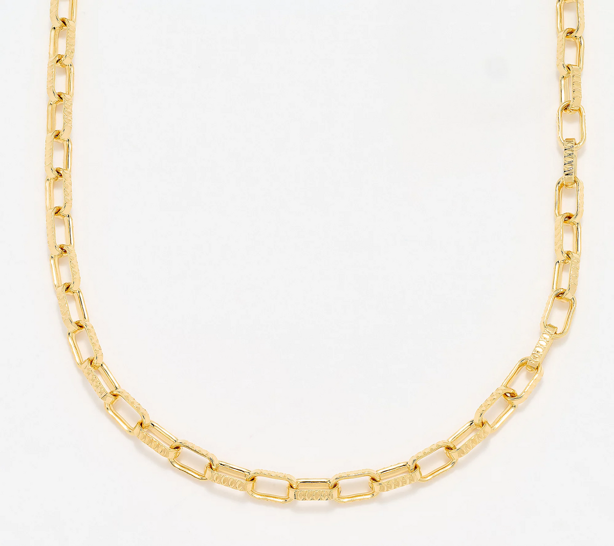 David Markstein Mocha Bronze Premiere Luxe Paper Clip Necklace, 18"