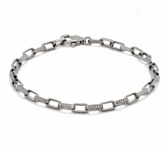 David Markstein Black Bronze Premiere Luxe Paper Clip Bracelet Avg
