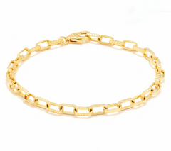 David Markstein Bronze Premiere Luxe Paper Clip Bracelet Large