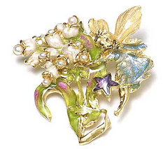 Kirks Folly Lily of the Valley Fairy Pin