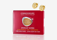 Connoisseurs Jewelry Wipes Compact – 25 Dry Disposable Wipes for Gold & Silver