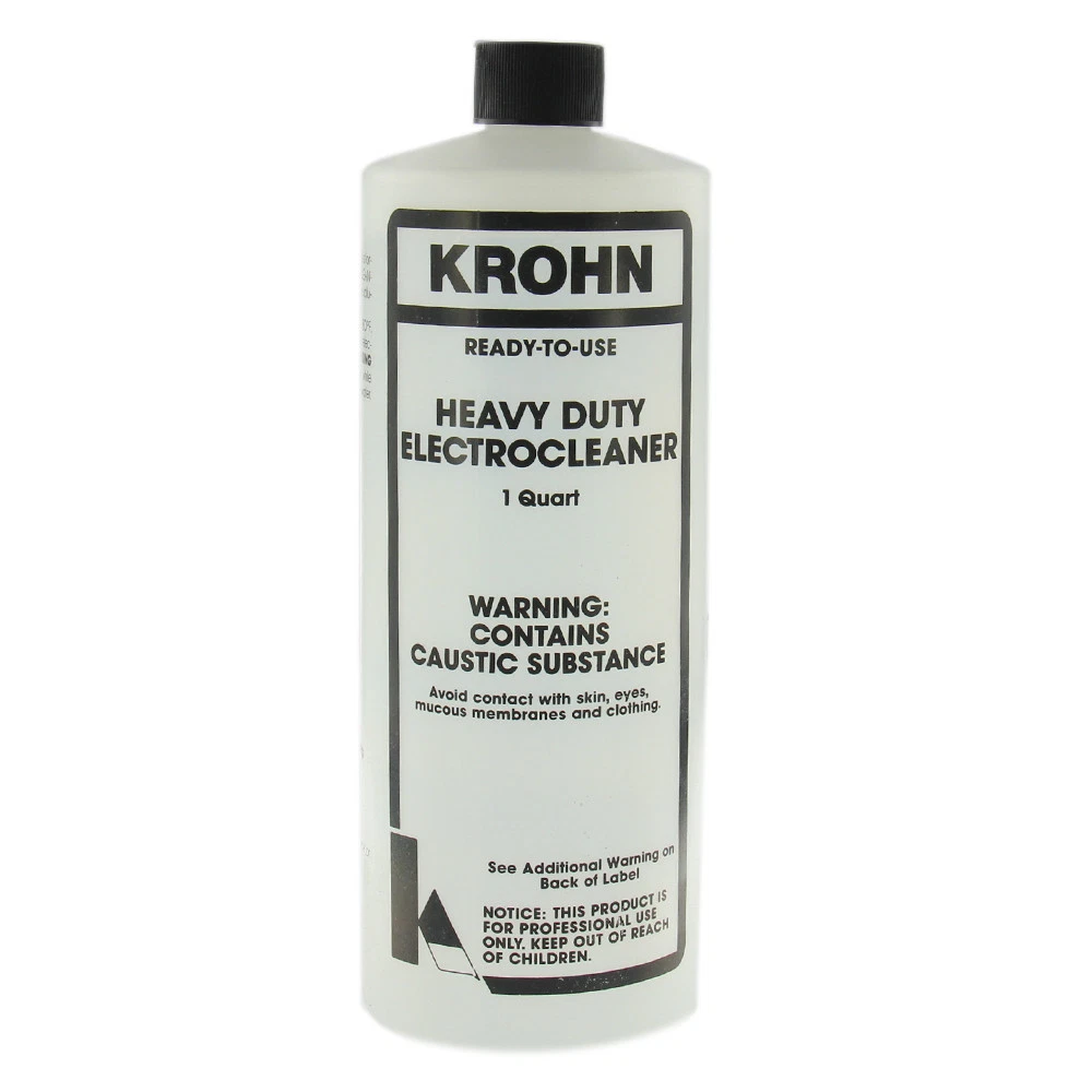 Electro Clean Krohn Heavy Duty Electroclean Liquid Cleaning Solution Plating Electro ...