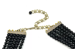 Collar de cuentas de varias vueltas "Elegant Know-How" de Heidi Daus. 40,6 cm + 10,16 cm