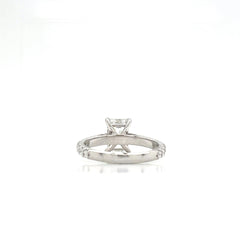 14KW 2.75cttw Lab-Grown Diamond Emerald Ring - 2.20ct F/VS1 IGI Certified