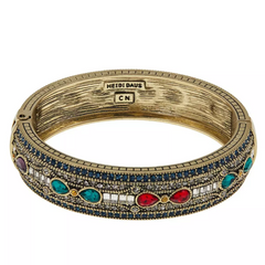 Brazalete de cristal multicolor "Era de Elegancia" de Heidi Daus, 19 cm (talla pequeña/mediana)