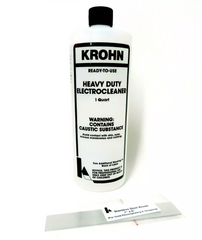 Krohn Stainless Anode & Heavy Duty Electro Cleaner Solution Electroclean Plating