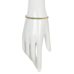 Brazalete flexible de alejandrita en plata esterlina de Gems by Michael, de 18,5 a 19,5 cm
