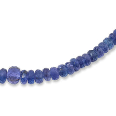 Jay King Sterling Silver Tanzanite Bead 19" Necklace