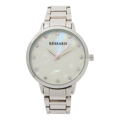 Kessaris Interchangeable Strap Watch & Travel Jewelry Case | 2-in-1 Set Black