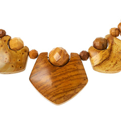 Jay King Sterling Silver Desert Sunset Stone Necklace 18" Australia .925