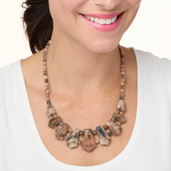 Jay King Cat’s Eye Moonstone Sterling Silver Necklace 18” Natural .925