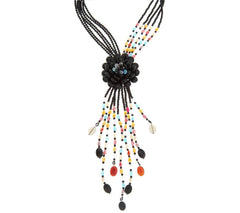 Joan Rivers Jet Black Starlet Style 20" Necklace w/ 3" Extender