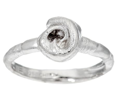 Mary Esses Sterling Silver Petite Knot Ring, Size 8