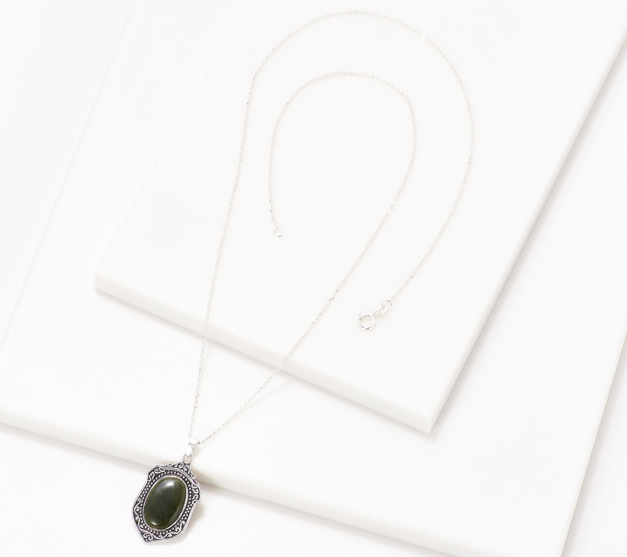 Connemara Marble Sterling Silver Mother's Love Pendant