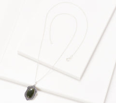 Connemara Marble Sterling Silver Mother's Love Pendant