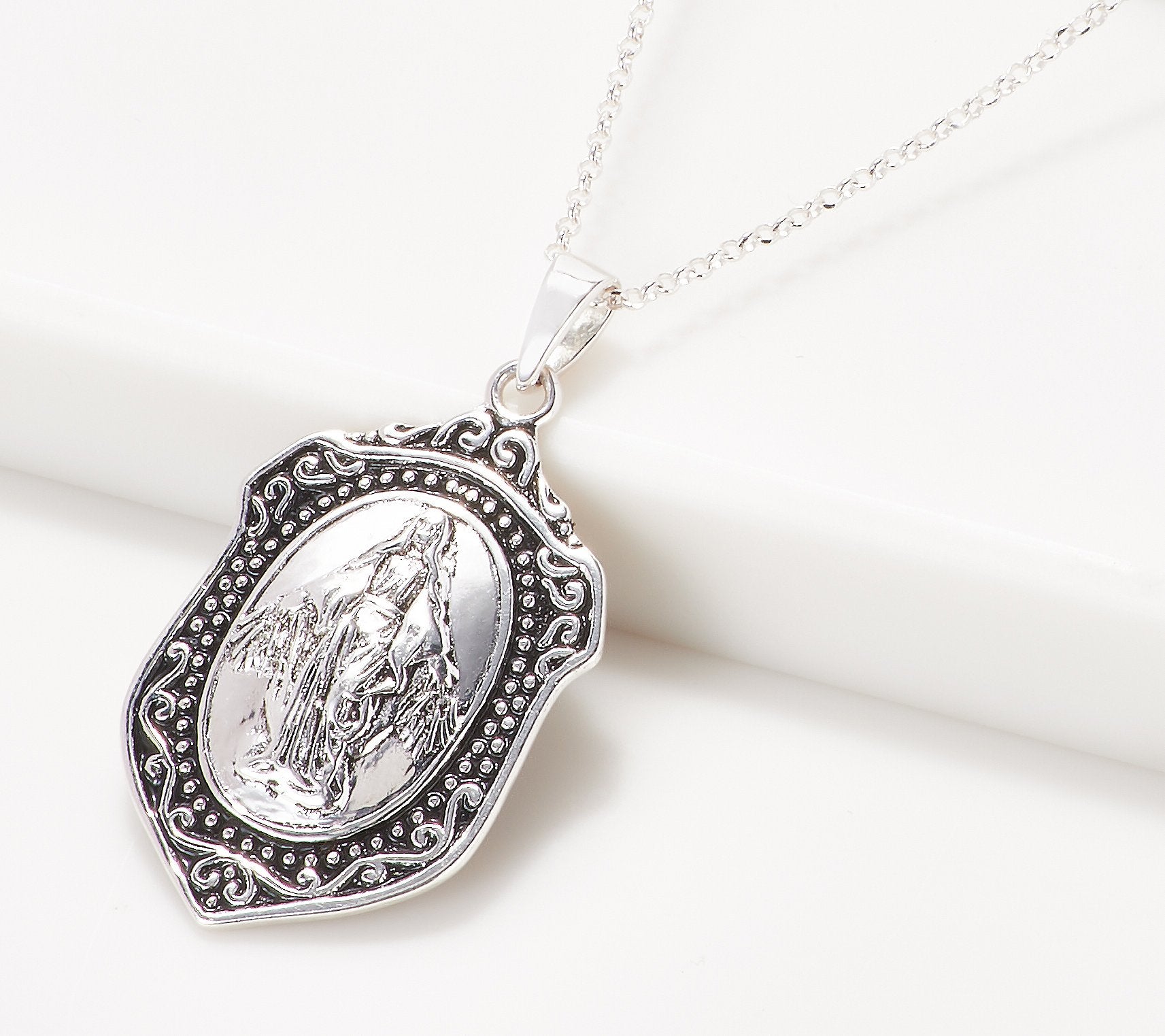 Connemara Marble Sterling Silver Mother's Love Pendant
