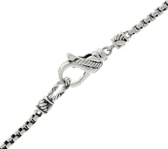 JAI Sterling Silver 2.7mm Box Chain Necklace, 36"