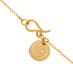 Soko Jicho Lariat Necklace Goldtone