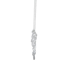 RLM Bronze Linear Pebble Pendant Necklace, 18"